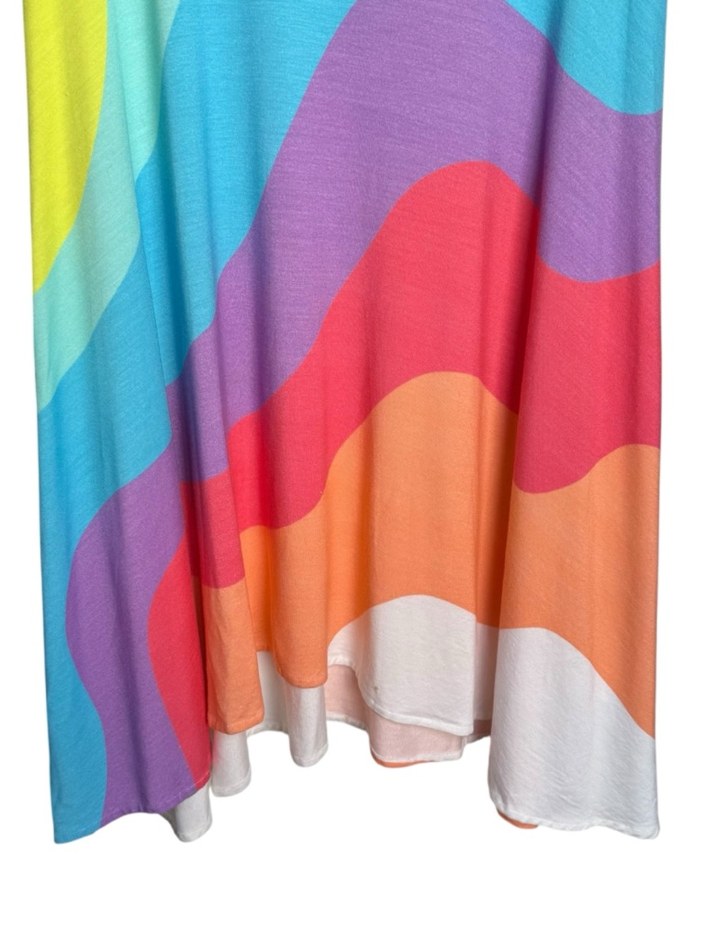 Mara Hoffman Rainbow Swim Beach Coverup Dress Size Medium Asymmetrical Hem Tunic - Picture 10 of 16